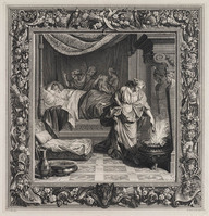 KG 11796
          <br/>
          Geboorte van Meleager, tapisserie van Duc d'Orléans
          <br/>
          <em>Folkema, Jacob (1692-1767)</em>